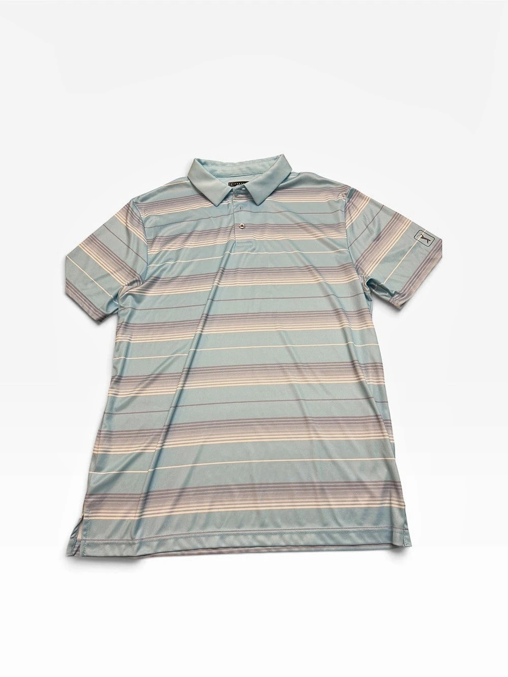 PGA TOUR Men's Striped Polo Size XL Like New